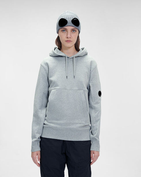 C.P. COMPANY Diagonal Raised Fleece Hoodie Mens Apparel -